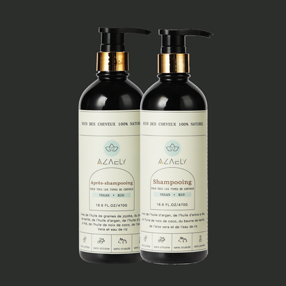 Duos Douceur Capillaire : Shampooing & Après - Shampooing AZAELY pour tous les types de cheveux