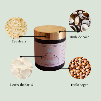 Crème FortiSoin (masque capillaire) AZAELY pour tous types de cheveux